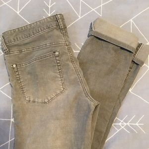 grey Pilcro corduroys size 27
